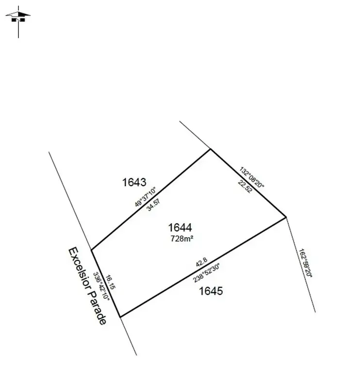 Floorplan of Homely land listing, Lot 1644 Excelsior Parade, Hindmarsh Island SA 5214