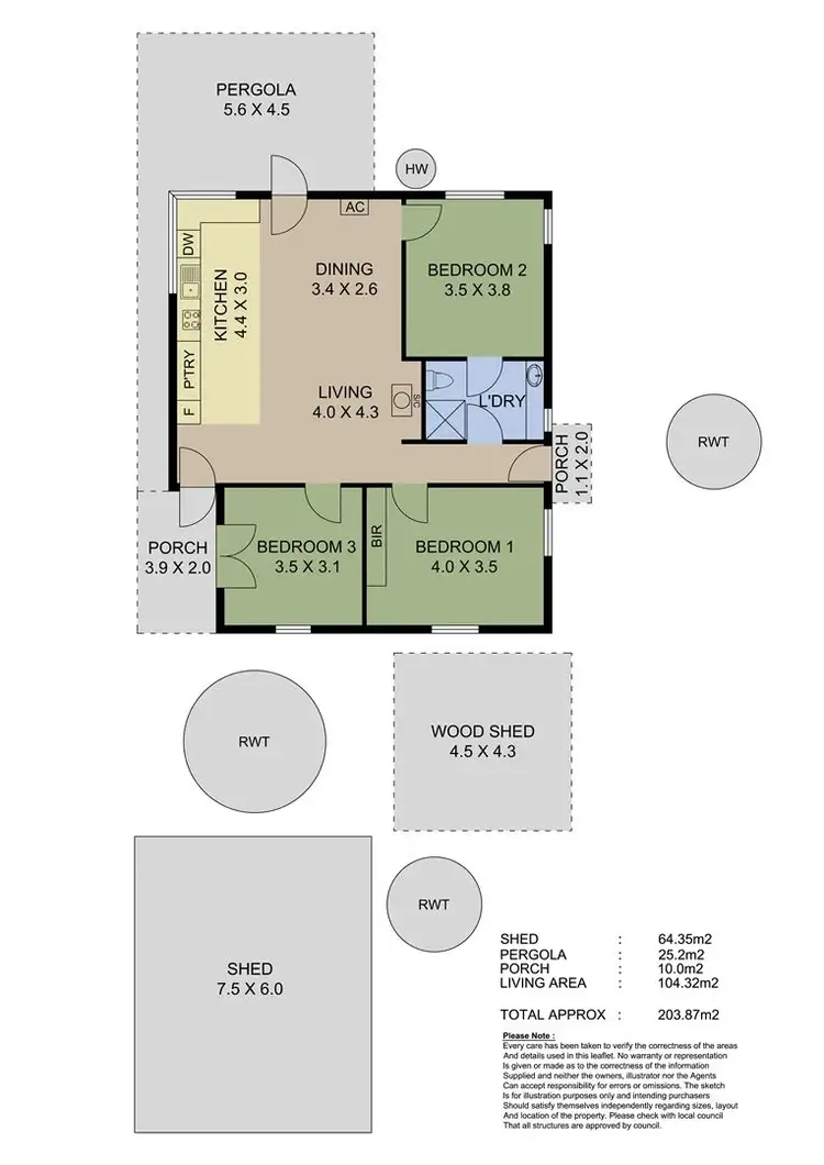 Floorplan of Homely house listing, 226 Leslie Creek Road, Mylor SA 5153