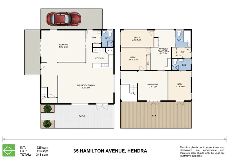 Floorplan of Homely house listing, 35 Hamilton Avenue, Hendra QLD 4011