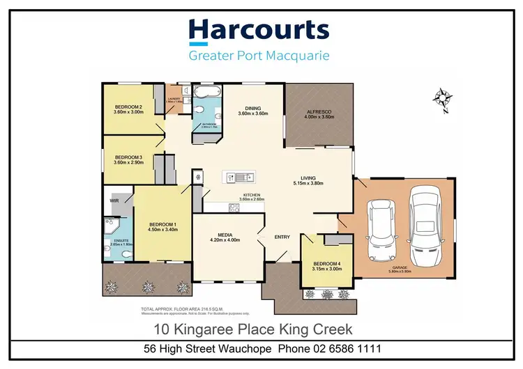 Floorplan of Homely rural property listing, 10 Kingaree Place, King Creek NSW 2446