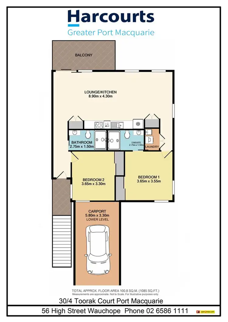 Floorplan of Homely unit listing, 30/4 Toorak Court, Port Macquarie NSW 2444