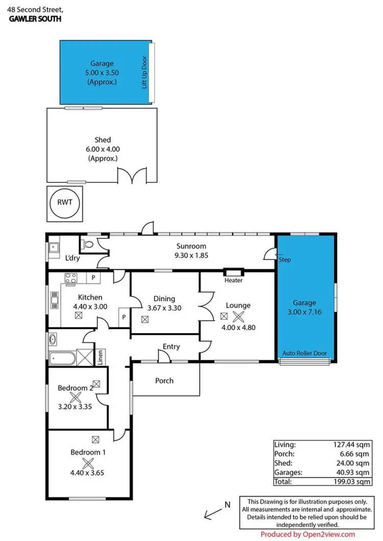 Floorplan of Homely house listing, 48 Second Street, Gawler South SA 5118