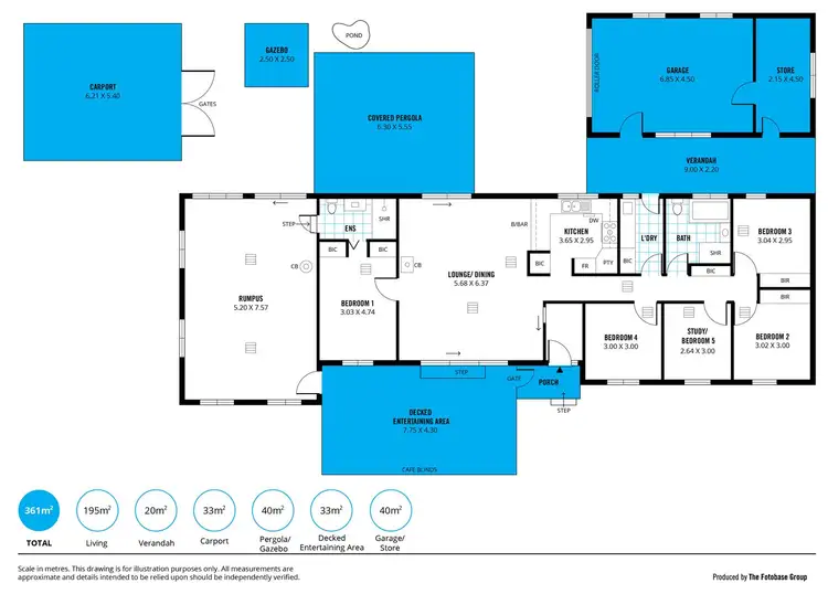 Floorplan of Homely house listing, 26 Broadmeadow Drive, Flagstaff Hill SA 5159