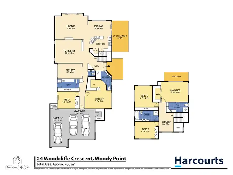 Floorplan of Homely house listing, 24 Woodcliffe Crescent, Woody Point QLD 4019