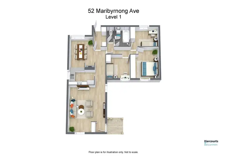 Floorplan of Homely house listing, 52 Maribyrnong Avenue, Kaleen ACT 2617