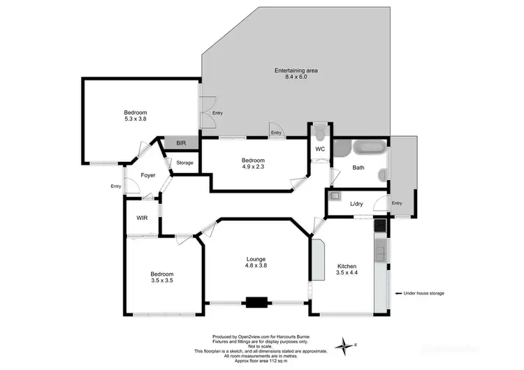 Floorplan of Homely house listing, 15 Aileen Crescent, Hillcrest TAS 7320