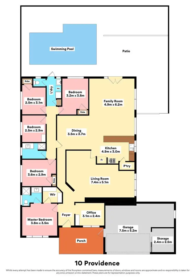 Floorplan of Homely house listing, 10 Providence Drive, Currambine WA 6028