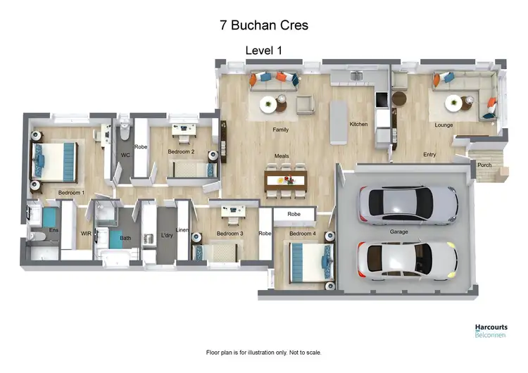 Floorplan of Homely house listing, 7 Buchan Crescent, Forde ACT 2914