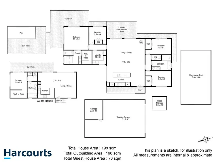Floorplan of Homely house listing, 130 Bermuda Road, Glen Huon TAS 7109