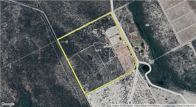 Floorplan of Homely land listing, 240 Eldorado Road, Muckenburra WA 6503