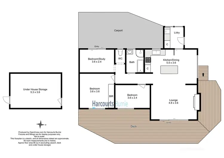 Floorplan of Homely house listing, 50 Belton Street, Acton TAS 7320