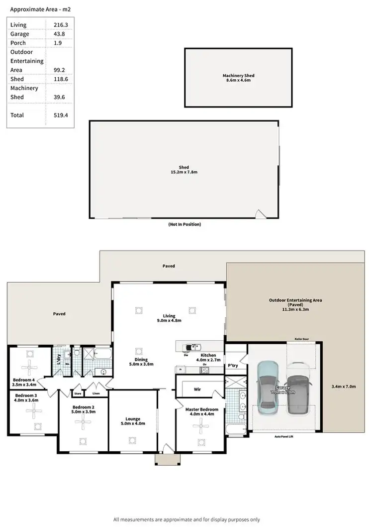 Floorplan of Homely rural property listing, 1 Whitings Road, Mclaren Flat SA 5171