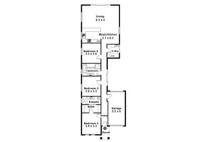Floorplan of Homely house listing, 46 Condada Avenue, Park Holme SA 5043