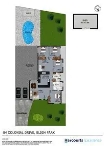 Floorplan of Homely house listing, 84 Colonial Drive, Bligh Park NSW 2756