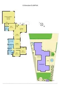 Floorplan of Homely house listing, 35 Shannahan Drive, Bell Park VIC 3215