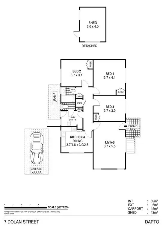Floorplan of Homely house listing, 7 Dolan Street, Dapto NSW 2530
