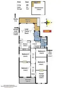 Floorplan of Homely house listing, 12 Blanch Street, Gawler East SA 5118