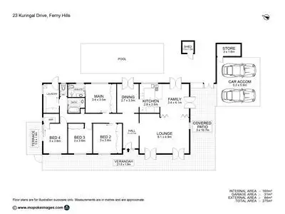 Floorplan of Homely house listing, 23 Kuringal Drive, Ferny Hills QLD 4055