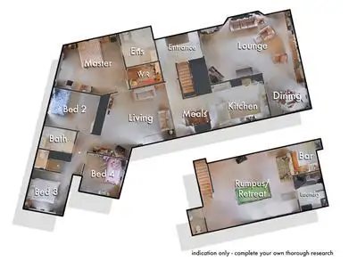 Floorplan of Homely house listing, 3 Anstey Retreat, Berwick VIC 3806