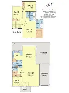 Floorplan of Homely unit listing, 1/41 Browns Road, Bentleigh East VIC 3165
