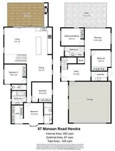 Floorplan of Homely house listing, 87 Manson Road, Hendra QLD 4011