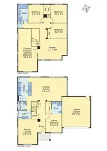 Floorplan of Homely house listing, 3 Baltic Grove, Epping VIC 3076