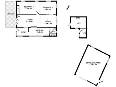 Floorplan of Homely house listing, 8 Alta Mira Crescent, Belair SA