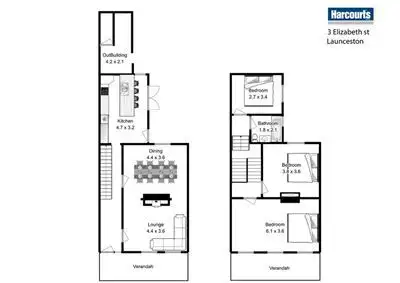 Floorplan of Homely terrace listing, 3 Elizabeth Street, Launceston TAS 7250
