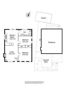 Floorplan of Homely unit listing, 1/21 Forster Street, Mitcham VIC 3132