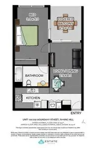 Floorplan of Homely unit listing, 106/292 Boundary Street, Spring Hill QLD 4000