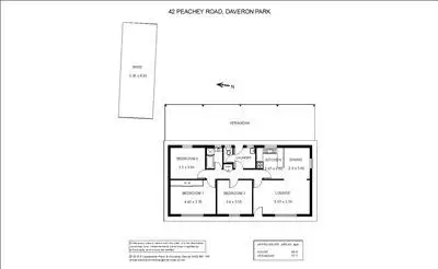 Floorplan of Homely house listing, 42 Peachey Road, Davoren Park SA 5113