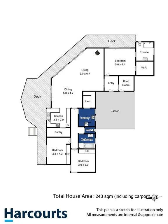 Floorplan of Homely house listing, 169 Watsons Road, Kettering TAS 7155