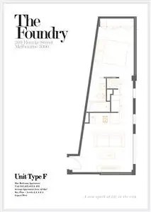 Floorplan of Homely apartment listing, 512B/399 Bourke Street, Melbourne VIC 3000