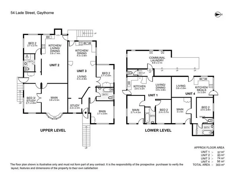 Floorplan of Homely block of units listing, 54 Lade Street, Gaythorne QLD 4051