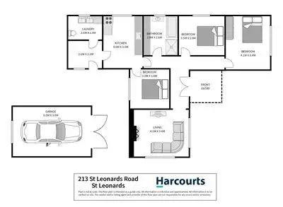 Floorplan of Homely house listing, 213 St Leonards Road, St Leonards TAS 7250