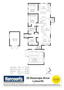 Floorplan of Homely house listing, 26 Seascape Drive, Lulworth TAS 7252