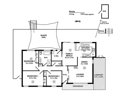 Floorplan of Homely house listing, 56 Sandison Road, Hallett Cove SA 5158