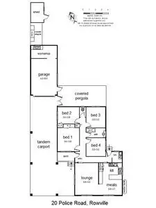 Floorplan of Homely house listing, 20 Police Road, Rowville VIC 3178