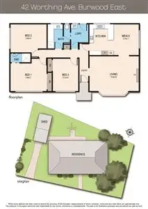 Floorplan of Homely house listing, 42 Worthing Avenue, Burwood East VIC 3151