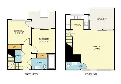 Floorplan of Homely apartment listing, 2/2 Woodvale Road, Boronia VIC 3155