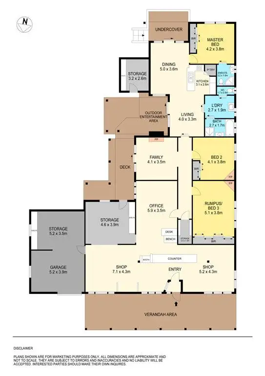 Floorplan of Homely house listing, 865 Linton-Carngham Road, Snake Valley VIC 3351
