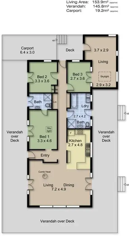 Floorplan of Homely house listing, 1007 Terlinga Road, Tungkillo SA 5236