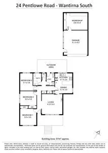 Floorplan of Homely house listing, 24 Pentlowe Road, Wantirna South VIC 3152
