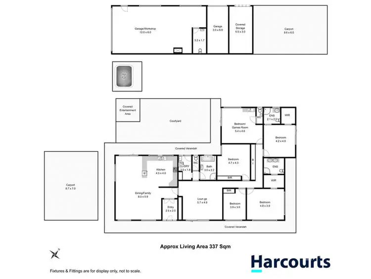 Floorplan of Homely house listing, 5 Tepco Place, Acton Park TAS 7170