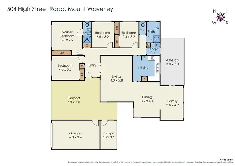 Floorplan of Homely house listing, 504 High Street Road, Mount Waverley VIC 3149