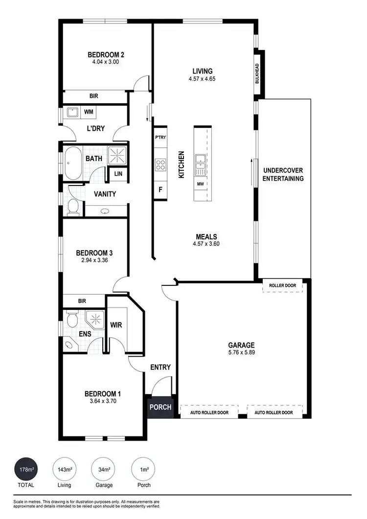 Floorplan of Homely house listing, 5 Pomery Street, Port Elliot SA 5212