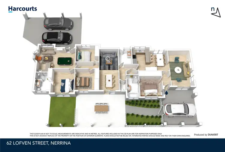 Floorplan of Homely house listing, 62 Lofven Street, Nerrina VIC 3350