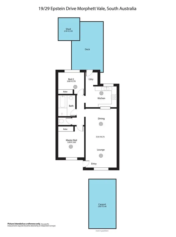 Floorplan of Homely unit listing, 19/29 Epstein Drive, Morphett Vale SA 5162