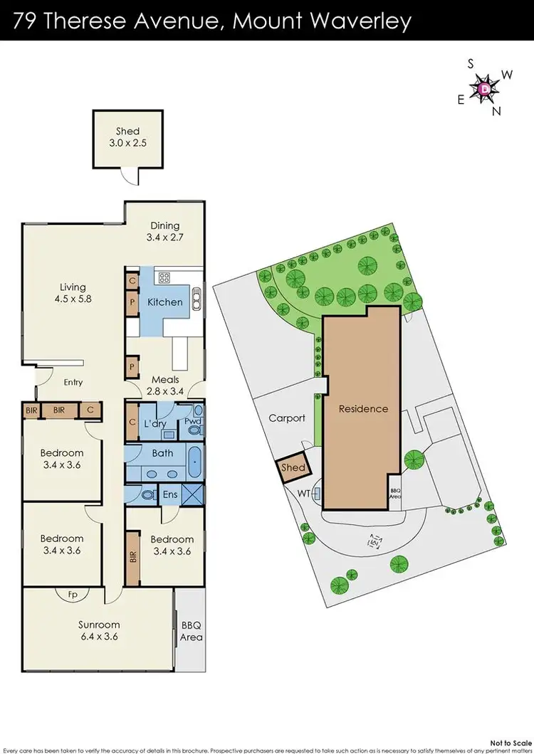 Floorplan of Homely house listing, 79 Therese Avenue, Mount Waverley VIC 3149