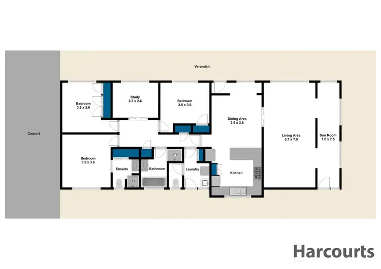 Floorplan of Homely house listing, 55 Church Street, Drouin VIC 3818